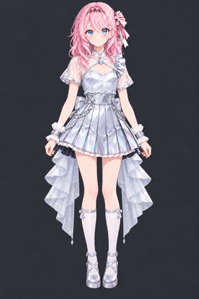 Silver Spotlight, full outfit view
