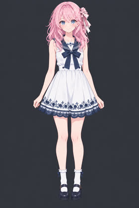 White Harbor, full outfit view