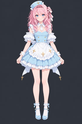 Sky Service, full outfit view