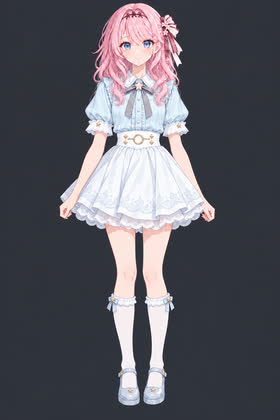 Starlight Sky, full outfit view