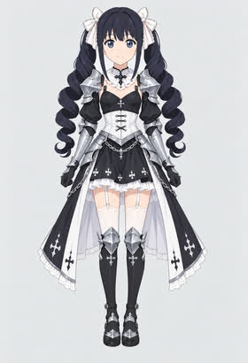 Silver Knight, full outfit view