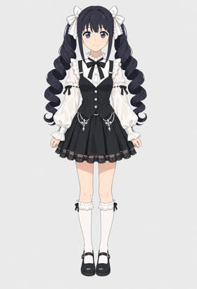Black Ribbon Tailor, full outfit view