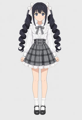 Grey Plaid Study, full outfit view