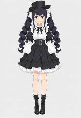 Midnight Promenade, full outfit view
