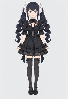 Gothic Lace, full outfit view