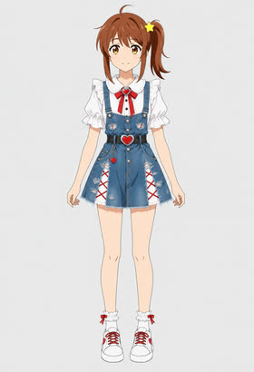 Denim Heartbeat, full outfit view