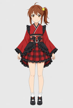 Scarlet Tartan, full outfit view