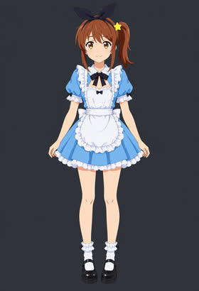 Blue Cafe, full outfit view