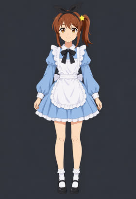 Blue Kitchen, full outfit view