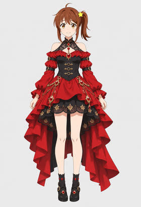 Scarlet Empress, full outfit view