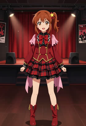 テーマパーク, full outfit view