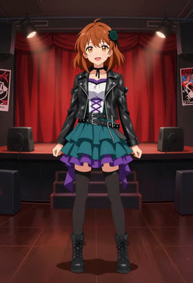 VERSUS, full outfit view